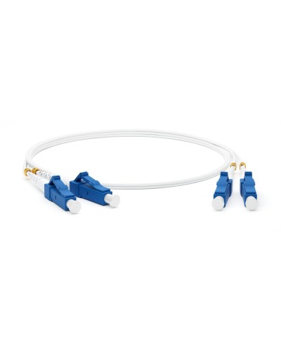 FC-D2-9A1-LC/UR-LC/UR-H-2M-LSZH-WH. Патч-корд волоконно-оптический одномодовый. Hyperline в Вологде