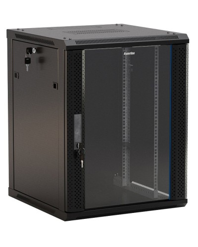 TWB-0966-GP-RAL9004. Шкаф телекоммуникационный 19 настенный 9U. Hyperline в Вологде