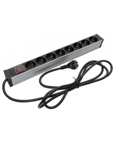 SHZ19-8SH-S-2.5EU. Блок розеток 19. Hyperline в Вологде