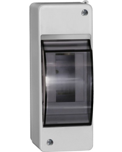 Корпус пластиковый КМПн 2/2 IP30 белый KREPTA 3 (MKP42-N-02-30-20). Щиток модульный с прозрачной дверцей, настенный. IEK в Вологде