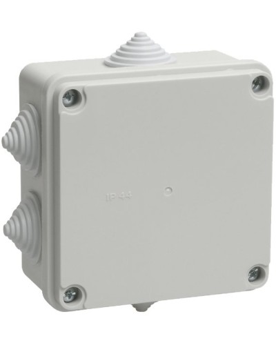 Коробка распаячная КМ41234 100х100х50 открытой проводки IP55 6 гермовводов серая (UKO11-100-100-050-K41-55). Коробка распаячная безгалогенная (HF). IEK в Вологде