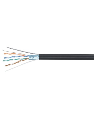 GENERICA F/UTP кат. 5E 100МГц 4 пары LDPE OUTDOOR трос 1,2мм черный (BC3-C5E04-359-305-G). Кабель «витая пара» (LAN) для структурированных систем связи. IEK в Вологде