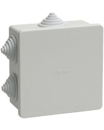 Коробка распаячная КМ41235 85х85х40 открытой проводки IP44 6 гермовводов серая (UKO11-085-085-040-K41-44). Коробка распаячная безгалогенная (HF). IEK в Вологде