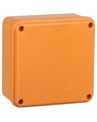 Коробка распаячная огнестойкая ПС 100х100х50 6P 6мм² IP44 гладкие стенки (UKF20-100-100-050-6-6-09). Коробка распаячная огнестойкая безгалогенная (HF). IEK в Вологде