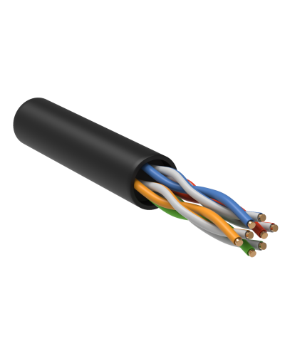 GENERICA U/UTP кат.5E 24AWG 4 пары LDPE черный (BC3-C5E04-139-305-R-G). Кабель «витая пара» (LAN) для структурированных систем связи. IEK в Вологде