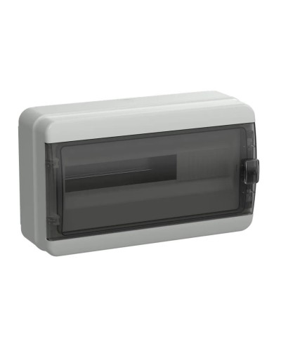 Корпус пластиковый КМПн-18 IP65 TEKFOR (TF5-KP72-N-18-65-K03-K02). Корпус модульный пластиковый черная прозрачная дверь. IEK в Вологде