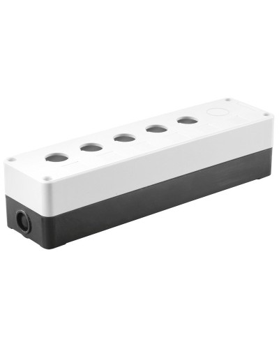 Корпус КП105(6) для кнопок 5(6) мест белый (BKP10-6-K01). Корпус для кнопочных постов. IEK в Вологде