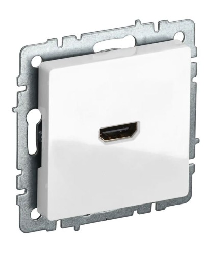 Розетка HDMI РHDMI-0-БрБ белая BRITE (BR-H10-K01). Розетка HDMI. IEK в Вологде