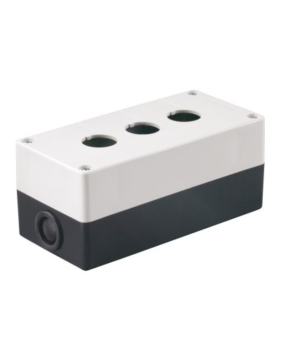 Корпус КП103 для кнопок 3 места белый (BKP10-3-K01). Корпус для кнопочных постов. IEK в Вологде