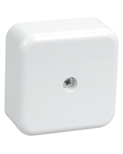 Коробка распаячная КМ41206-01 50х50х20 открытой проводки (4 клеммы 3 мм²) белая (UKO10-050-050-020-K01). Коробка распаячная безгалогенная (HF). IEK в Вологде