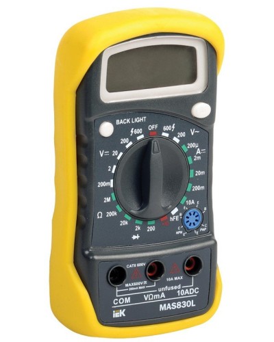 Мультиметр цифровой Master MAS830L (TMD-3L-830). Мультиметр цифровой. IEK в Вологде