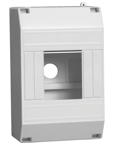 Корпус пластиковый КМПн 1/4 IP20 белый (MKP31-N-04-30-135). Щиток модульный без дверцы, настенный. IEK в Вологде