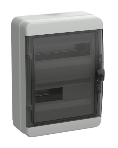 Корпус пластиковый КМПн-24 IP65 TEKFOR (TF5-KP72-N-24-65-K03-K02). Корпус модульный пластиковый черная прозрачная дверь. IEK в Вологде