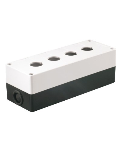 Корпус КП104 для кнопок 4 места белый (BKP10-4-K01). Корпус для кнопочных постов. IEK в Вологде