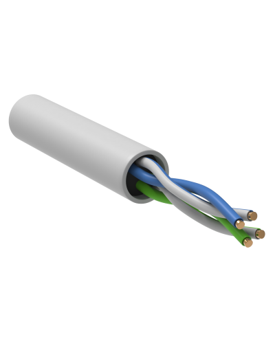 GENERICA U/UTP кат. 5E 24AWG 2 пары LSZH INDOOR белый (BC1-C5E02-128-305-G). Кабель «витая пара» (LAN) для структурированных систем связи. IEK в Вологде