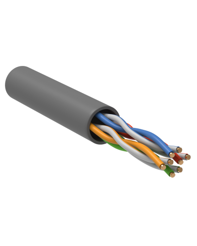 GENERICA U/UTP кат.5E 24AWG 4 пары LSZH серый (BC1-C5E04-121-305-R-G). Кабель «витая пара» (LAN) для структурированных систем связи. IEK в Вологде