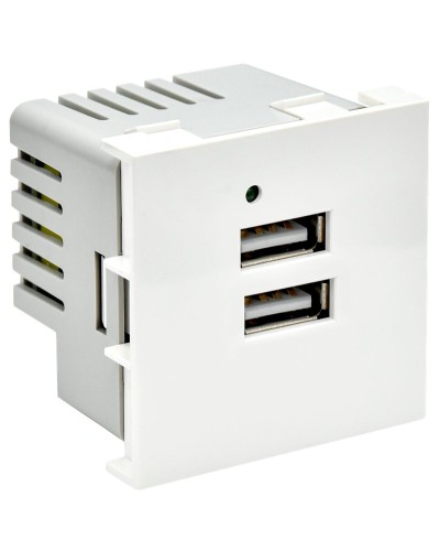 Розетка USB A+A 4,2А PRIMER РКЮ-23-40-П белый IEK PR-KK40D-RU-0-2-AA-K01). Розетка USB. IEK в Вологде