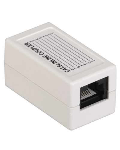 CS70-1C5EU. Проходной адаптер категория 5Е UTP тип RJ45-RJ45, белый. ITK в Вологде