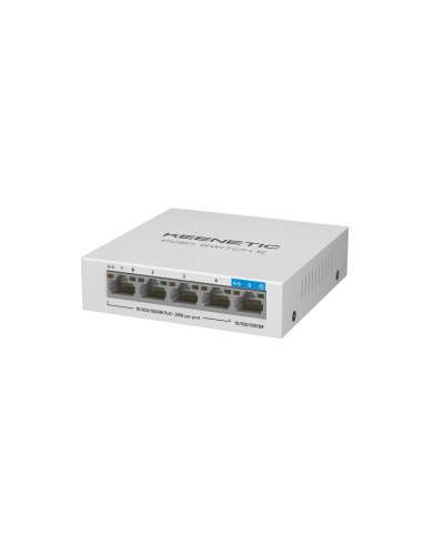 Keenetic KN-4610 (L2) 5х1Гбит/с 4PoE+ 60W. Коммутатор с PoE. KEENETIC в Вологде