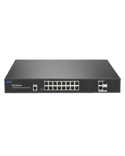 KN-SW1602SFP/M2. Коммутатор с питанием по PoE. KENO в Вологде
