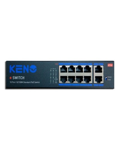 KN-SW802POE+. Коммутатор с питанием по PoE. KENO в Вологде