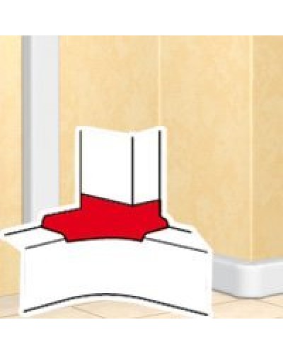 Отвод угловой для короба DLP 35х80/105, 50х80/150 (010763): Отвод угловой в Вологде