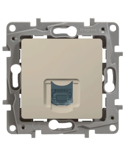 Розетка 5e, UTP, 1хRJ45, ETIKA, слоновая кость (672341). Розетка. LegranD в Вологде