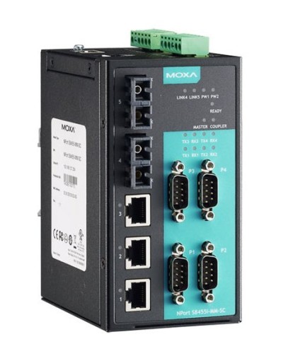 NPort S8455I-SS-SC. 4-портовый преобразователь. MOXA в Вологде