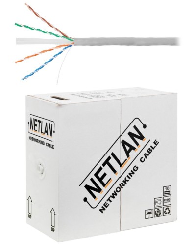 U/UTP 4pair, Cat6, Solid, In, PVC (EC-UU004-6-PVC-GY). Кабель «витая пара» (LAN) для структурированных систем связи. NETLAN в Вологде