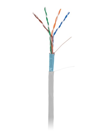 F/UTP 4pair, Cat5e, In,PVC (EC-UF004-5E-PVC-GY-1). Кабель «витая пара» (LAN) для структурированных систем связи. NETLAN в Вологде
