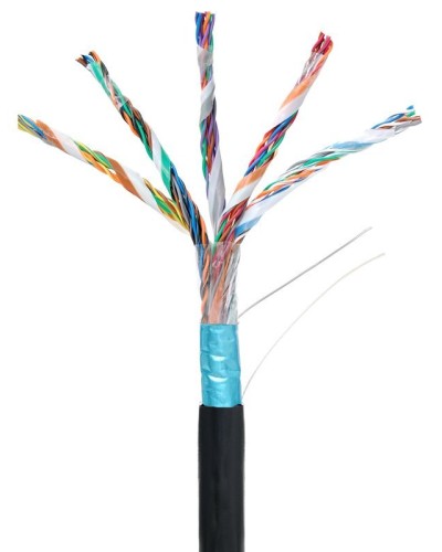 F/UTP 25pair, Cat5, Out, PE (EC-UF025-5-PE-BK-3). Кабель «витая пара» (LAN) для структурированных систем связи. NETLAN в Вологде