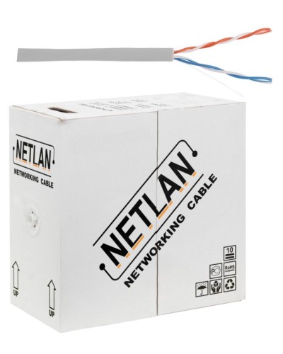 U/UTP 2pair, Cat5, In, PVC, CCA (CCA-UU002-5-PVC-GY) . Кабель «витая пара» (LAN) для структурированных систем связи. NETLAN в Вологде
