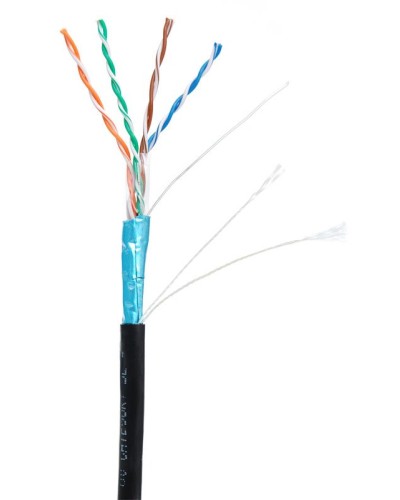 F/UTP 4pair, Cat5е, Out, PE (EC-UF004-5E-PE-BK). Кабель «витая пара» (LAN) для структурированных систем связи. NETLAN в Вологде
