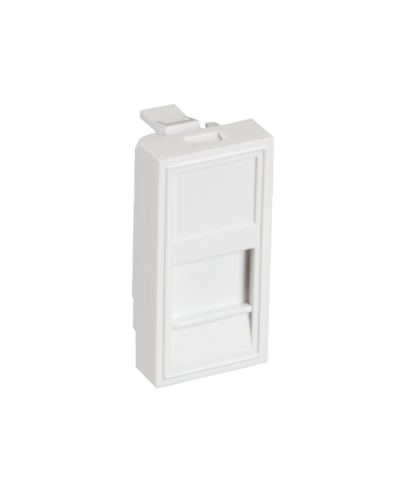 EC-IMH-1-WT-10 (10шт). Вставка 45x45 (Mosaic) для 1 модуля Keystone Jack. NETLAN в Вологде