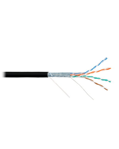 F/UTP 4pair, Cat5e, Solid, In/Out, нг(А)-HF (NMC 9200C-BK). Кабель «витая пара» (LAN) для структурированных систем связи. NIKOMAX в Вологде