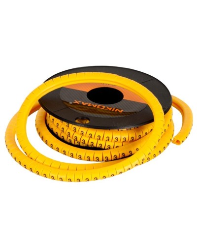 NMC-CMR-3-YL-500 (500шт). Маркер кабельный. NIKOMAX в Вологде