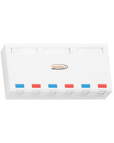 NMC-MB6P-ST-WT. Корпус настенной розетки. NIKOMAX в Вологде