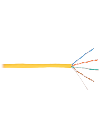 U/UTP 4pair, Cat5e, Solid, In, нг(А)-HF (NMC 9100C-YL). Кабель «витая пара» (LAN) для структурированных систем связи. NIKOMAX в Вологде