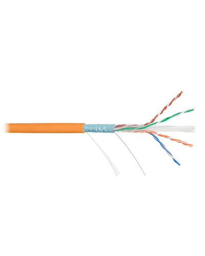 F/UTP 4pair, Cat6a, Solid, In, нг(А)-HF (NMC 4255C-OR). Кабель «витая пара» (LAN) для структурированных систем связи. NIKOMAX в Вологде