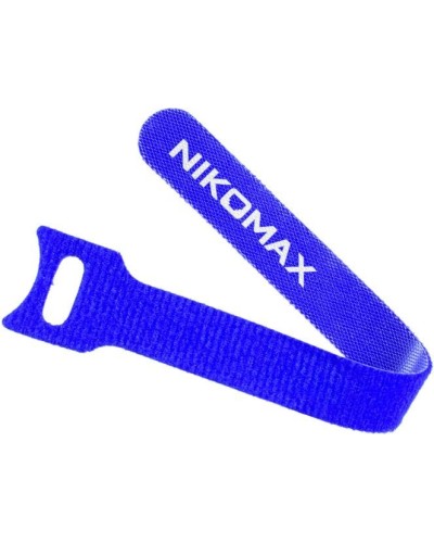 NMC-CTV150-12-SB-BL-10 (10шт). Стяжка-липучка с мягкой пряжкой. NIKOMAX в Вологде