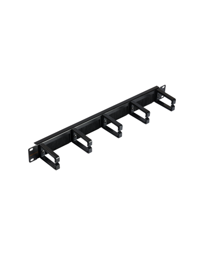 NMC-OP530HB-1U-BK-2 (2 шт). Кабельный органайзер 19 с щёточным вводом. NIKOMAX в Вологде