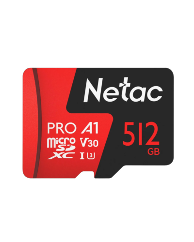NT02P500PRO-512G-R. Карта памяти microSDXC, 512 ГБ, Class 10. Netac в Вологде