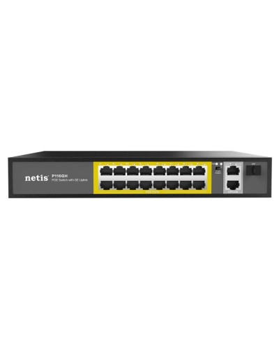 Netis P116GH. Коммутатор сетевой PoE неуправляемый. Netis в Вологде