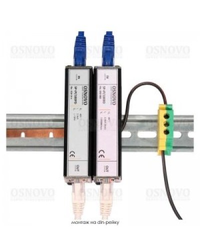 SP-IP/100D. Устройство грозозащиты цепей Ethernet. OSNOVO в Вологде