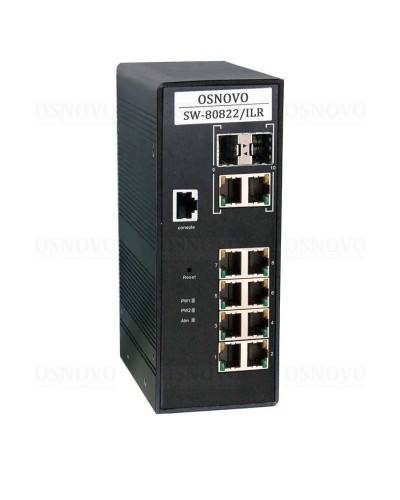 SW-80822/ILR. Коммутатор 10-портовый Gigabit Ethernet с PoE. OSNOVO в Вологде