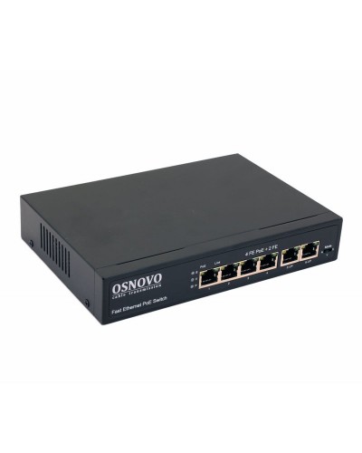 SW-20600(80W). Коммутатор 6-портовый  Fast Ethernet с PoE. OSNOVO в Вологде