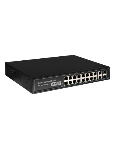 SW-8182/L(300W). Коммутатор 16-портовый  Gigabit Ethernet с PoE. OSNOVO в Вологде