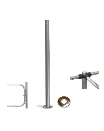 PERCo-BH02 2-16 с крышкой. Стойка с отверстием под стопорный механизм поворотной секции. PERCo в Вологде