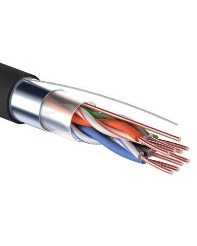 F/UTP 4PR 24AWG, CAT5e. OUTDOOR, 305м. PROconnect (01-0154). Кабель «витая пара» (LAN) для структурированных систем связи. PROCONNECT в Вологде