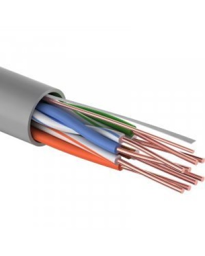 U/UTP Light, CAT 5e, PVC, 4PR, 24AWG, омедненный, серый, 305м, PROconnect (01-0043-2). Кабель «витая пара» (LAN) для структурированных систем связи. PROCONNECT в Вологде